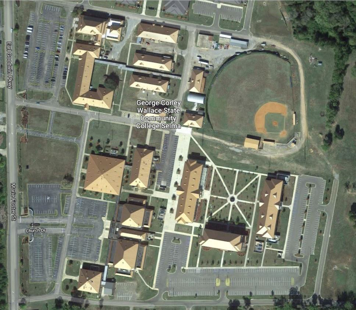 Wallace State Campus Map Campus Map | Wallace Community College Selma